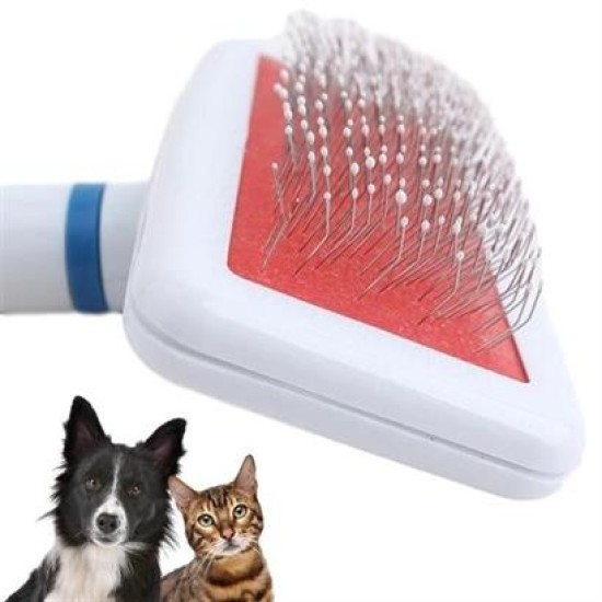 BUFFER® Paslanmaz Evcil Hayvan Kedi Köpek Tüy Tarama Toplama Fırçası Kolay Temizlenir Bakım Aleti BUFFER® Paslanmaz Evcil Hayvan Kedi Köpek Tüy Tarama Toplama Fırçası Kolay Temizlenir Bakım Aleti