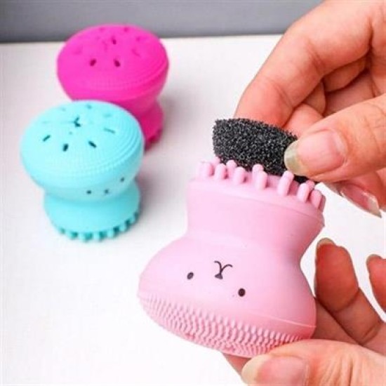BUFFER® Peeling Etkili Mini El Yüz Cilt Temizleme Fırçası Silikon Temizlenmesi Kolay Siyah Nokta Gi BUFFER® Peeling Etkili Mini El Yüz Cilt Temizleme Fırçası Silikon Temizlenmesi Kolay Siyah Nokta Gi
