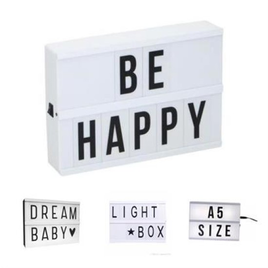 BUFFER® Sinematik Lightbox Dekorasyon Aydınlatma Aksesuarları (A5 Boyut) BUFFER® Sinematik Lightbox Dekorasyon Aydınlatma Aksesuarları (A5 Boyut)