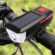 BUFFER® Solar Enerjili USB ile Şarj Edilebilir Ledli Bisiklet Feneri Kornalı ve Su Geçirmez Far BUFFER® Solar Enerjili USB ile Şarj Edilebilir Ledli Bisiklet Feneri Kornalı ve Su Geçirmez Far