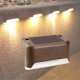 BUFFER® Solar Güneş Enerjili Şarj Edilen Köşebent Merdiven Veranda Bahçe Yolu Led Lamba Işık 4 Adet BUFFER® Solar Güneş Enerjili Şarj Edilen Köşebent Merdiven Veranda Bahçe Yolu Led Lamba Işık 4 Adet