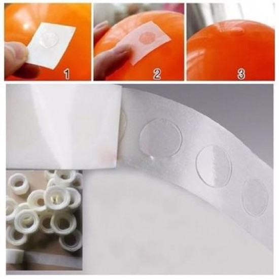 BUFFER® Sticker Damla Model Çift Taraflı Yapışkan Balon Yapıştırıcısı BUFFER® Sticker Damla Model Çift Taraflı Yapışkan Balon Yapıştırıcısı