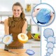 BUFFER® Tazeliği Koruyan 6lı Silikon Streç Gıda Saklama Koruma Kapakları BUFFER® Tazeliği Koruyan 6lı Silikon Streç Gıda Saklama Koruma Kapakları