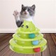 BUFFER® Tower Of Tracks Eğlenceli Üç Katlı Kedi Oyuncağı Seti Kedi Oyunu BUFFER® Tower Of Tracks Eğlenceli Üç Katlı Kedi Oyuncağı Seti Kedi Oyunu