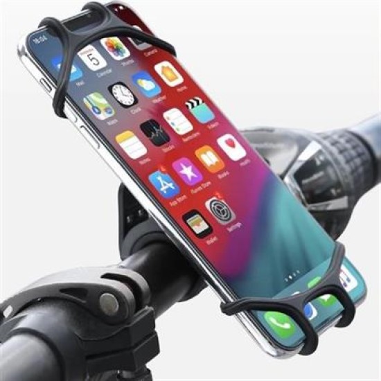 BUFFER® Universal Bisiklet Motosiklet Çocuk Arabası Silikon 360 Derece Telefon Tutucu Tüm Modellerle BUFFER® Universal Bisiklet Motosiklet Çocuk Arabası Silikon 360 Derece Telefon Tutucu Tüm Modellerle