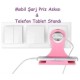 BUFFER® Universal Mobil Şarj Priz Askısı ve Telefon Tablet Tutucu Stand BUFFER® Universal Mobil Şarj Priz Askısı ve Telefon Tablet Tutucu Stand