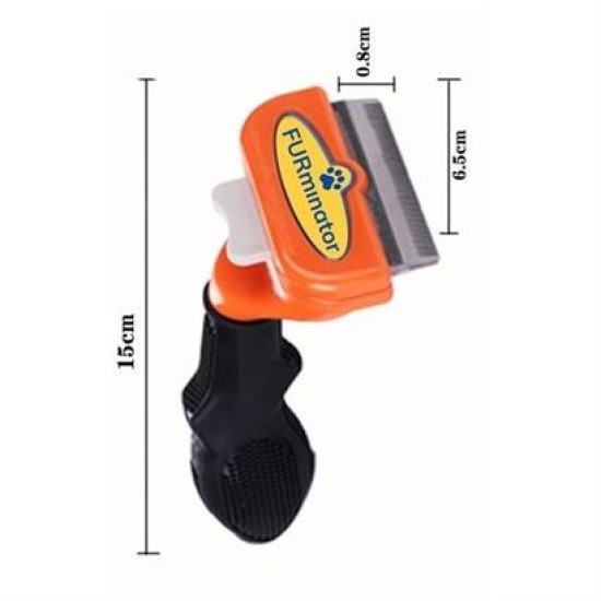 BUFFER® Uzun Tüylü Köpekler İçin Kolay Tarama Fırçası Temizlenebilir Çelik Tarak Tüy Toplayıcı Mediu BUFFER® Uzun Tüylü Köpekler İçin Kolay Tarama Fırçası Temizlenebilir Çelik Tarak Tüy Toplayıcı Mediu