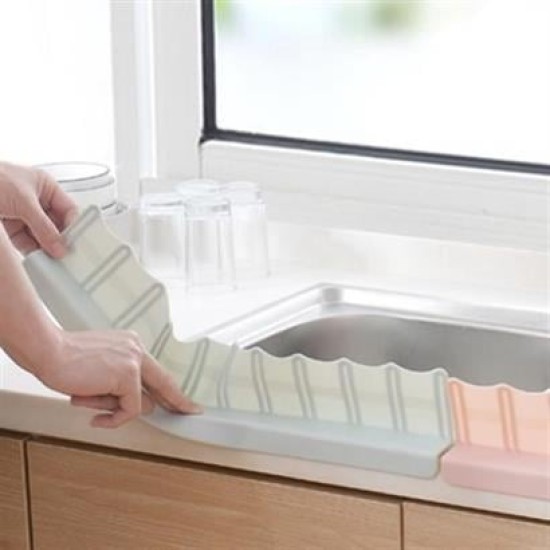 BUFFER® Vantuzlu Kauçuk Sıvı Su Sızdırmaz Mutfak Banyo Duş Bariyeri Lavabo Kenar Tutucu Set BUFFER® Vantuzlu Kauçuk Sıvı Su Sızdırmaz Mutfak Banyo Duş Bariyeri Lavabo Kenar Tutucu Set