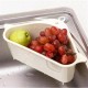 BUFFER® Vantuzlu Üçgen Sebze Meyve Lavabo Raf Evye Süzgeç Sünger Tutucu Düzenleyici Mutfak Organize BUFFER® Vantuzlu Üçgen Sebze Meyve Lavabo Raf Evye Süzgeç Sünger Tutucu Düzenleyici Mutfak Organize