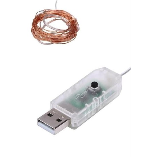 BUFFER® Yılbaşı ve Özel Konsept Dekorasyon 5 Mt USB Bağlantılı Led Işık BUFFER® Yılbaşı ve Özel Konsept Dekorasyon 5 Mt USB Bağlantılı Led Işık
