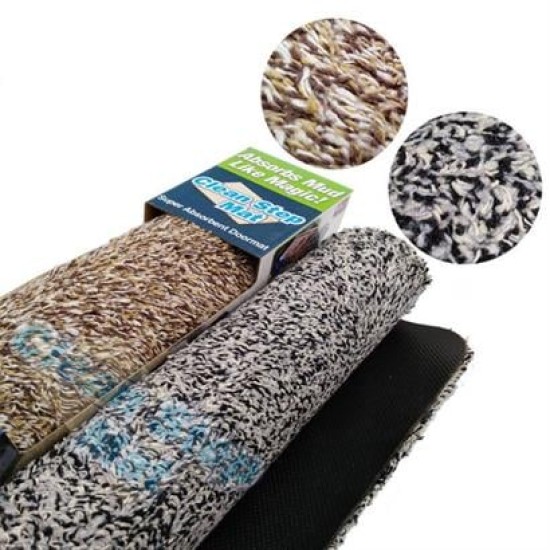 BUFFER® Çamaşır Makinesinde Yıkanabilir Kir Toz Emici Mikrofiberli Paspas BUFFER® Çamaşır Makinesinde Yıkanabilir Kir Toz Emici Mikrofiberli Paspas