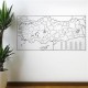 Yazılabilir Türkiye Haritası Manyetik Duvar Stickerı 110 x 56 cm Yazılabilir Türkiye Haritası Manyetik Duvar Stickerı 110 x 56 cm
