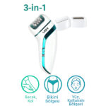Profesyonel 3 Başlıklı Epilasyon Aleti