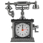 Vintage Telefon Tasarımlı Masa Saati - Görsel 3