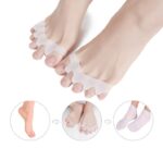 5 PARMAK AYIRAN GEÇMELI MAKARA BEYAZ RENK - Görsel 3