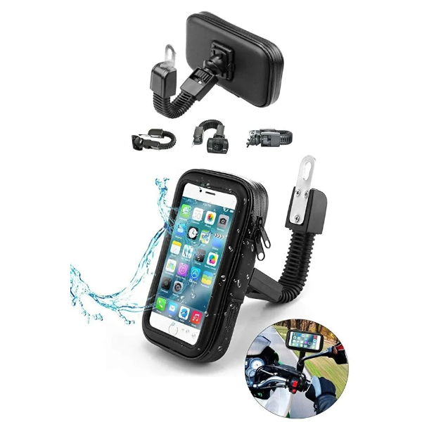7_org_zoom.jpg Su Geçirmez Motosiklet Telefon Tutucu - Görsel 1