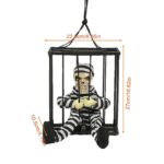 MAHKUM GÖRÜNÜMLÜ KURU KAFA İSKELET - Görsel 5