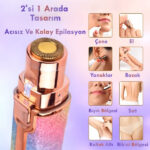 Simli 2'si 1 Arada Yüz Kaş Bıyık Epilatör - Görsel 2