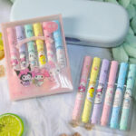 6'lı Fosforlu Kalem Seti - Sanrio Karakterleri, Kuromi, Hello Kitty - Görsel 2