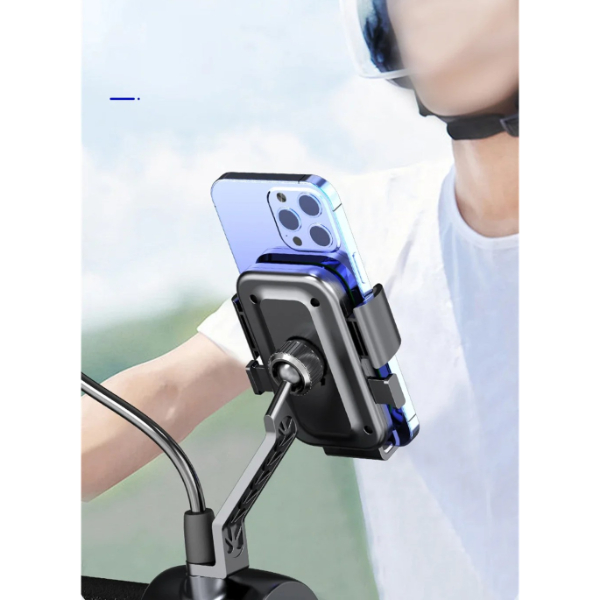 S2ea5df9fba114778a81a15971d8bf851y.jpg 360° Dikiz Aynası Bisiklet Motosiklet Telefon Tutucu - Görsel 1