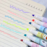 6'lı Fosforlu Kalem Seti - Sanrio Karakterleri, Kuromi, Hello Kitty - Görsel 4