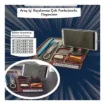 Çok Fonksiyonlu Araç İçi Telefon Tutucu - Görsel 5