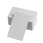 Boş Kelime Kartları 5x8 cm - 50 Adet Oval Kenarlı | Tabu & Not Kartları - Beyaz