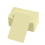 Boş Kelime Kartları 5x8 cm - 50 Adet Oval Kenarlı | Tabu & Not Kartları - Sarı