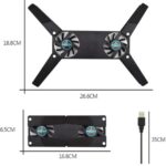 Katlanabilir Laptop Soğutucu - Görsel 4