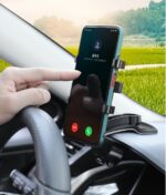 Araba Gösterge Üstüne Takılan 360 Oynar Başlıklı Telefon Tutucu