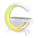 Kablosuz Şarj Standlı RGB Hoparlör - Görsel 2